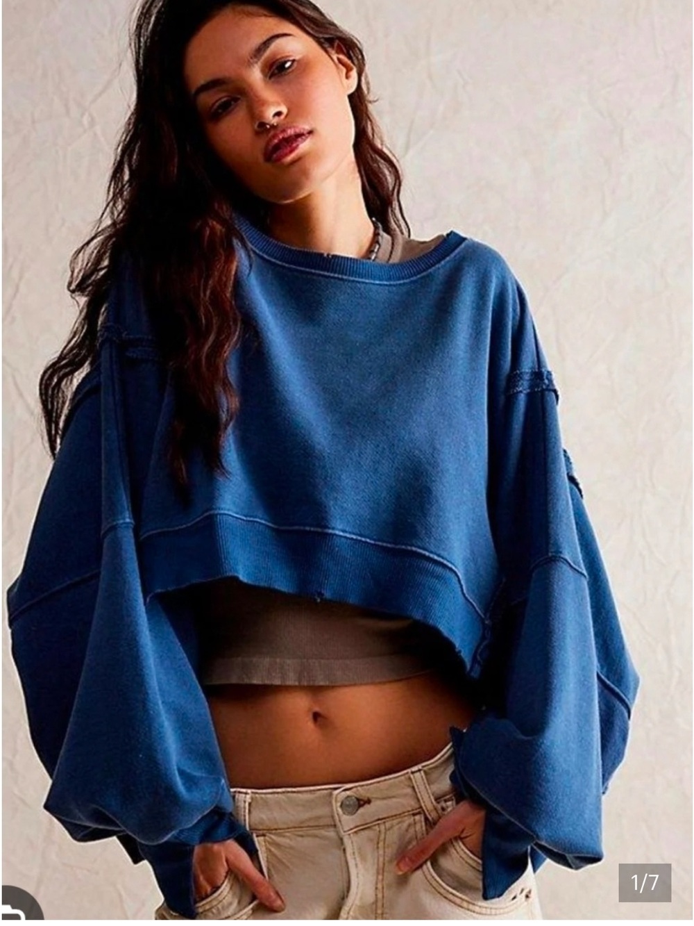 Free People - We The Free Cropped Camden. Size XSmall!!! 🔥 🔥 🔥